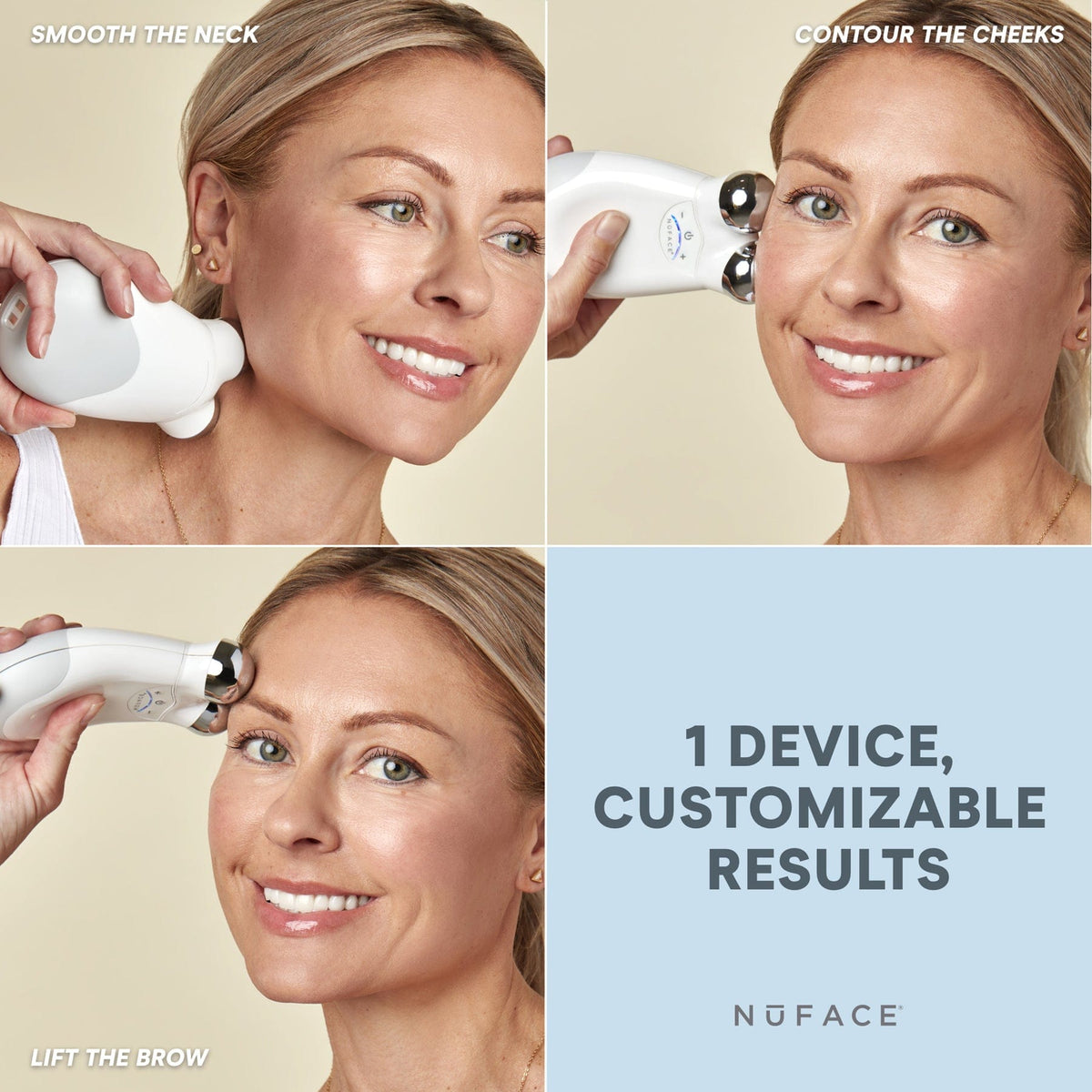 Refurbished NuFACE Trinity® and Effective Lip & Eye - Gift Set